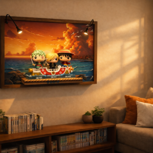 The Straw Hat Frame Grand Edition — Espositore One Piece 50x40cm