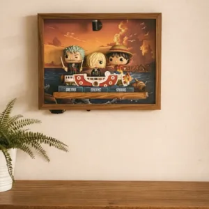 The Straw Hat Frame Mini — Espositore One Piece 40x30cm