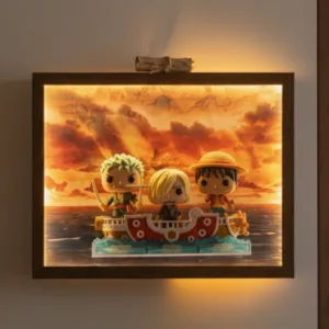 The Thousand Sunny Frame — Espositore One Piece 40x30cm